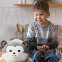 Cargar imagen en el visor de la galería, 15&quot; Husky Smoochy Pals Plush Pillow (62429E)
